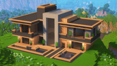 Modern:-Szcndjc2hs= Minecraft Houses