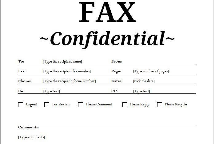 Printable:3b6kpvw1tao= Fax Cover Sheet