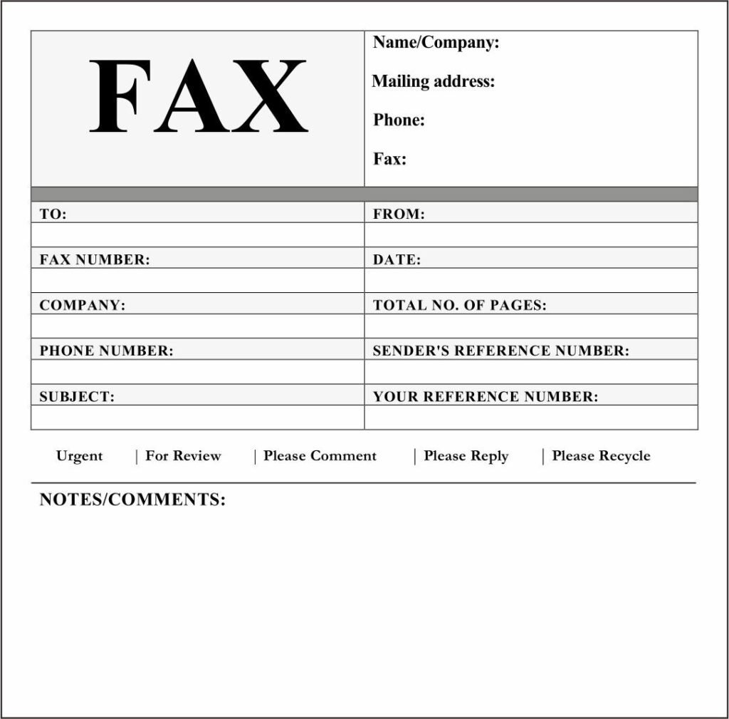 Printable:3b6kpvw1tao= Fax Cover Sheet