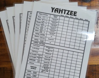 Printable:9_Guwpurcre= Yahtzee