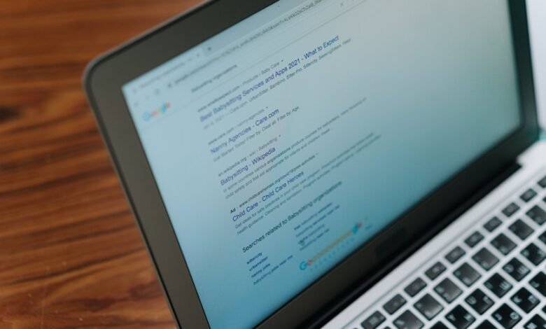 web query structure mapping report